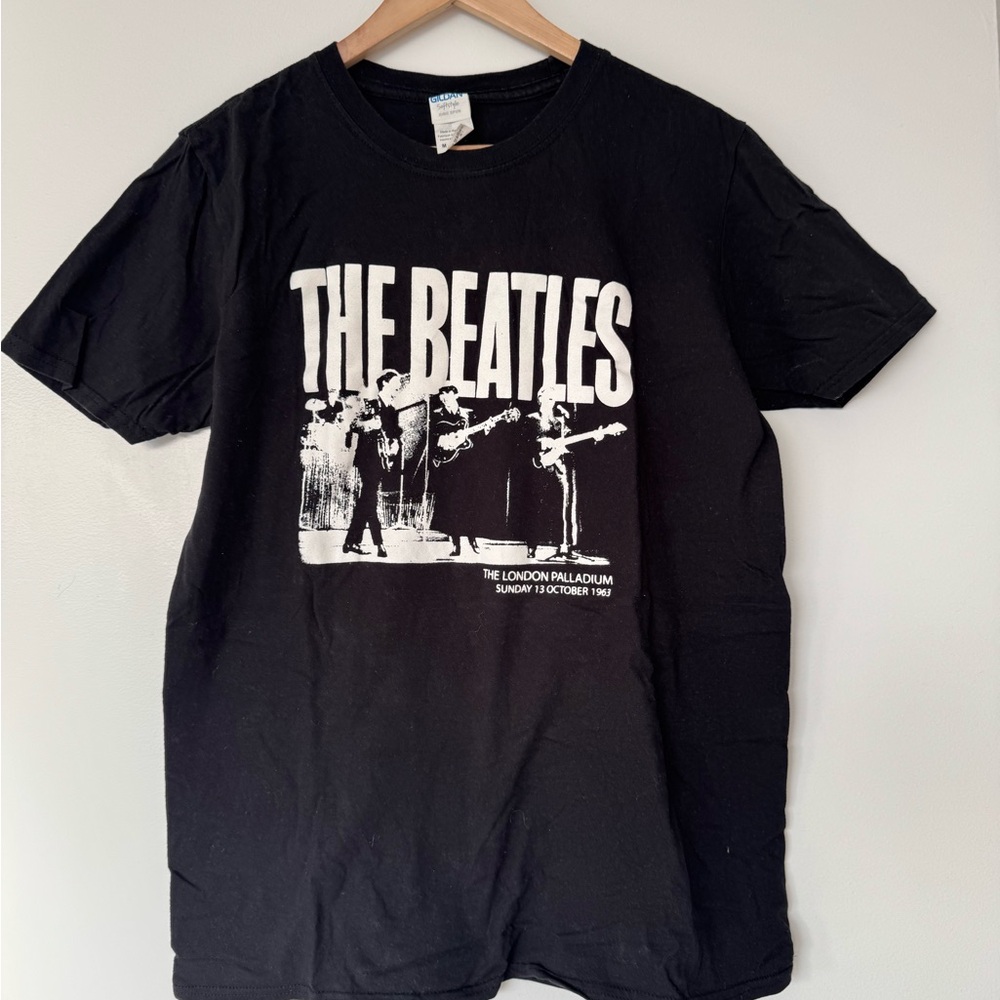 The Beatles Black Graphic T-Shirt